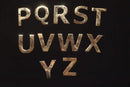 Handmade Solid Brass Letters – Moroccan Wall Decor, Custom Initials