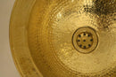 Handmade Moroccan Brass Sink | Hammered Basin, Custom Sizes