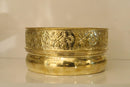 Handmade Moroccan Brass Foot Bath Bowl | Riad Spa Pedicure Basin
