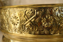 Handmade Moroccan Brass Foot Bath Bowl | Riad Spa Pedicure Basin