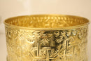 Handmade Moroccan Brass Foot Bath Bowl | Engraved Riad Spa Decor