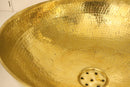 Handmade Moroccan Brass Foot Bath Bowl | Hammam Spa Pedicure Tub