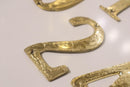 Handmade Moroccan Brass House Numbers - Modern Metal Address Sign