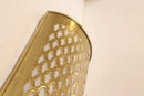 Handmade Moroccan Brass Wall Sconce, Arabesque Perforated Light, Boho Riad Decor