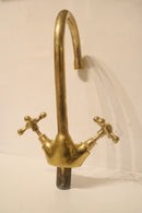 Handmade Moroccan Solid Brass Faucet – Vintage Style Kitchen Sink Tap