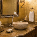 Handmade Moroccan Brass Faucet – Victorian Style Cross Handle Sink Mixer Tap