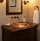 Handmade Moroccan Brass Vessel Sink | Hammered & Engraved Bathroom Basin