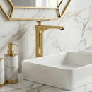 Custom Moroccan Engraved Brass Faucet – Aged Gold Ornate Arabesque Sink Tap