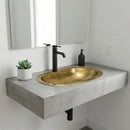 Handmade Moroccan Brass Sink | Rectangle Wash Basin