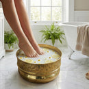 Handmade Moroccan Brass Foot Bath Bowl | Riad Spa Pedicure Basin