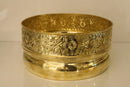 Handmade Moroccan Brass Foot Bath Bowl | Riad Spa Pedicure Basin