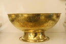 Handmade Moroccan Brass Foot Bath Bowl | Hammam Spa Pedicure Tub