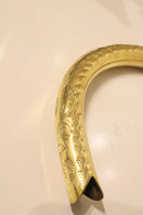 Moroccan Brass Faucet – Aged Vintage Curved Spout, Cross Handle Kitchen Tap