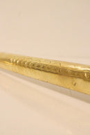 Moroccan Brass Faucet – Aged Vintage Curved Spout, Cross Handle Kitchen Tap