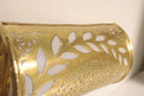 Handmade Moroccan Brass Wall Sconce, Leaf Cutout Arabesque Lighting