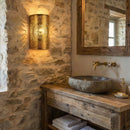 Handmade Moroccan Brass Wall Sconce, Starburst Arabesque Light