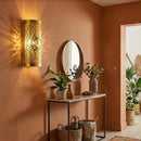 Handmade Moroccan Brass Wall Lamp | Pierced Arabesque Sconce, Ambient Light