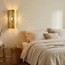 Handmade Moroccan Brass Wall Lamp | Pierced Arabesque Sconce, Ambient Light