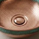 Hand Hammered Copper Sink: Moroccan Artisanal Brass Vessel Bowl