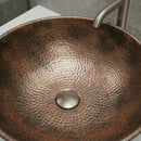 Hand Hammered Copper Sink: Moroccan Artisan Brass Vessel Bowl