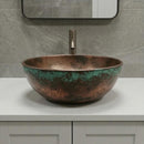 Hand Hammered Copper Sink: Moroccan Artisan Brass Vessel Bowl