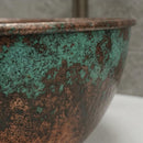 Hand Hammered Copper Sink: Moroccan Artisan Brass Vessel Bowl