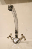Handmade Moroccan Brass Faucet – Victorian Style Cross Handle Sink Mixer Tap
