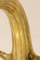 Handmade Moroccan Brass Faucet | Aged Gold Vintage Bathroom Tap, Cross Handle Mixer