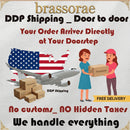 Moroccan Brass Faucet – Aged Vintage Curved Spout, Cross Handle Kitchen Tap