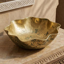 Handmade Moroccan Brass Sink,  Round Vessel Bathroom Basin