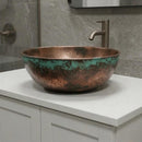 Hand Hammered Copper Sink: Moroccan Artisan Brass Vessel Bowl