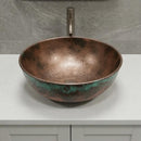 Hand Hammered Copper Sink: Moroccan Artisan Brass Vessel Bowl