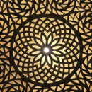 Handmade Moroccan Brass Lamp: Intricate Metal Wall Sconce Lighting