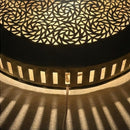 Handmade Moroccan Brass Lamp: Intricate Metal Wall Sconce Lighting