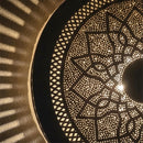 Handmade Moroccan Brass Wall Sconce Lamp – Intricate Geometric Design, Artisan Crafted