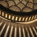 Handmade Moroccan Brass Lamp: Intricate Patterned Wall Sconce Lighting
