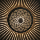 Handmade Moroccan Brass Lamp: Intricate Patterned Wall Sconce Lighting