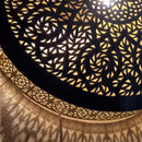 Moroccan Brass Mandala Pendant Light, Laser Cut Arabesque Boho Ceiling Lamp