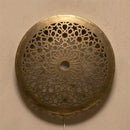 Handmade Moroccan Brass Pendant Light, Geometric Arabesque Mandala Shade