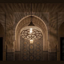 Gold Brass Moroccan Ceiling Lamp, Pendant Hanging Light, Handmade Decorative Fixture