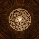 Moroccan Brass Pendant Light, Handmade Globe Pendant Chandelier, Boho Hanging Ceiling Lamp, Antique Ceiling Light Fixture
