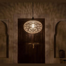 Gold Brass Moroccan Ceiling Lamp, Pendant Hanging Light, Handmade Decorative Fixture