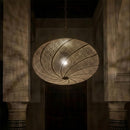 Decorative Moroccan Brass Pendant Light, Gold Ceiling Lamp, Hanging Lantern Style Fixture