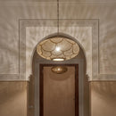 Moroccan Brass Pendant Light, Handmade Gold Metal Dome Chandelier Pendant Light, Entryway or Dining Table Pendant Light