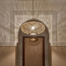 Moroccan Gold Pendant Light, Brass Hanging Lamp, Ornate Ceiling Fixture for Interior Decor