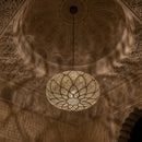 Gold Moroccan Ceiling Pendant Light, Handmade Brass Hanging Lamp, Elegant Home Lighting