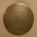 Handmade Moroccan Brass Wall Sconce Lamp – Intricate Patterned Lighting
