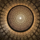 Handmade Moroccan Brass Wall Sconce Lamp – Intricate Patterned Lighting