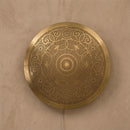 Round Moroccan Brass Pendant Light, Arabesque Filigree Lamp, Warm Shadow Cast Moorish Ceiling Light