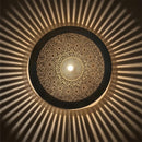 Handmade Moroccan Brass Lamp: Intricate Wall Sconce, Artisan Crafted in Marrakesh
